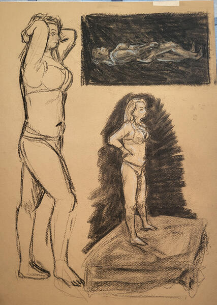 Figure Drawing (2024) - Uni Work 13