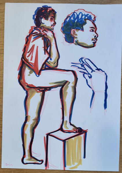 Figure Drawing (2024) - Gobelins Paris 9