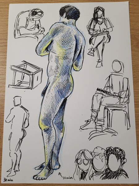 Figure Drawing (2024) - Gobelins Paris 14