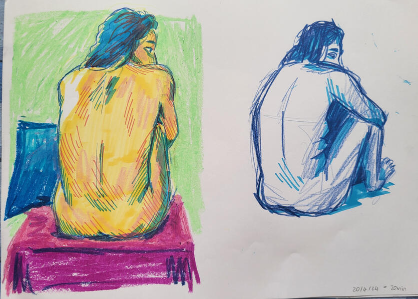 Figure Drawing (2024) - Kixott Session 4