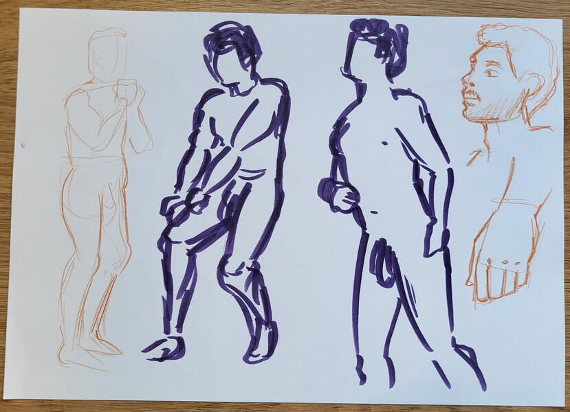 Figure Drawing (2024) - Gobelins Paris 5