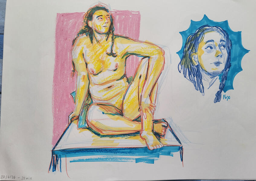 Figure Drawing (2024) - Kixott Session 3
