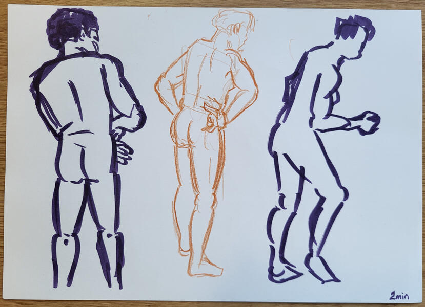 Figure Drawing (2024) - Gobelins Paris 6