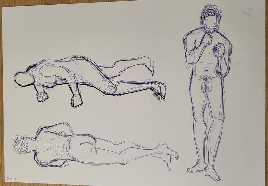 Figure Drawing (2024) - Gobelins Paris 11