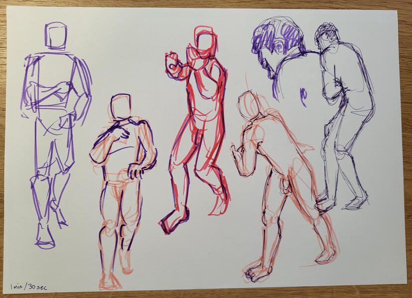 Figure Drawing (2024) - Gobelins Paris 1
