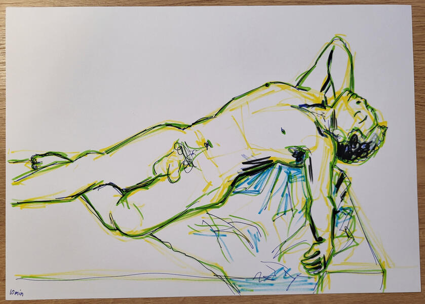 Figure Drawing (2024) - Gobelins Paris 3