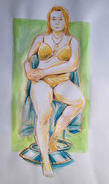 Figure Drawing (2024) - Uni Work 1