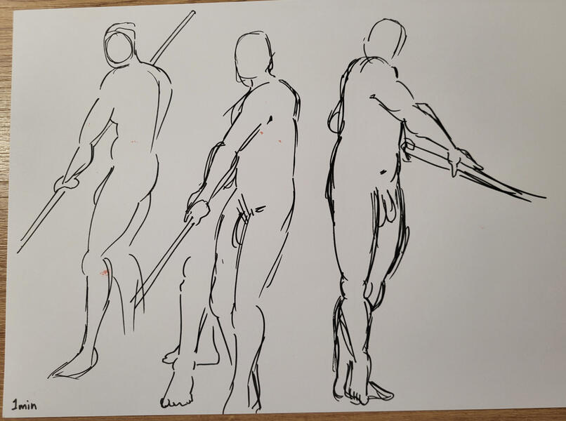 Figure Drawing (2024) - Gobelins Paris 13