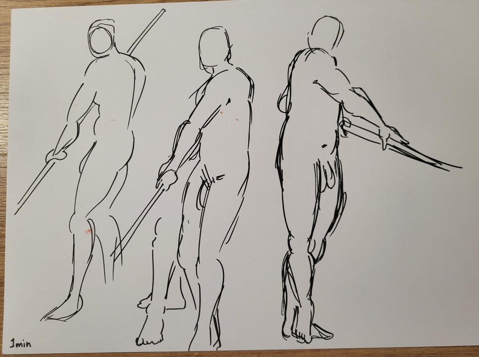 Figure Drawing (2024) - Gobelins Paris 13