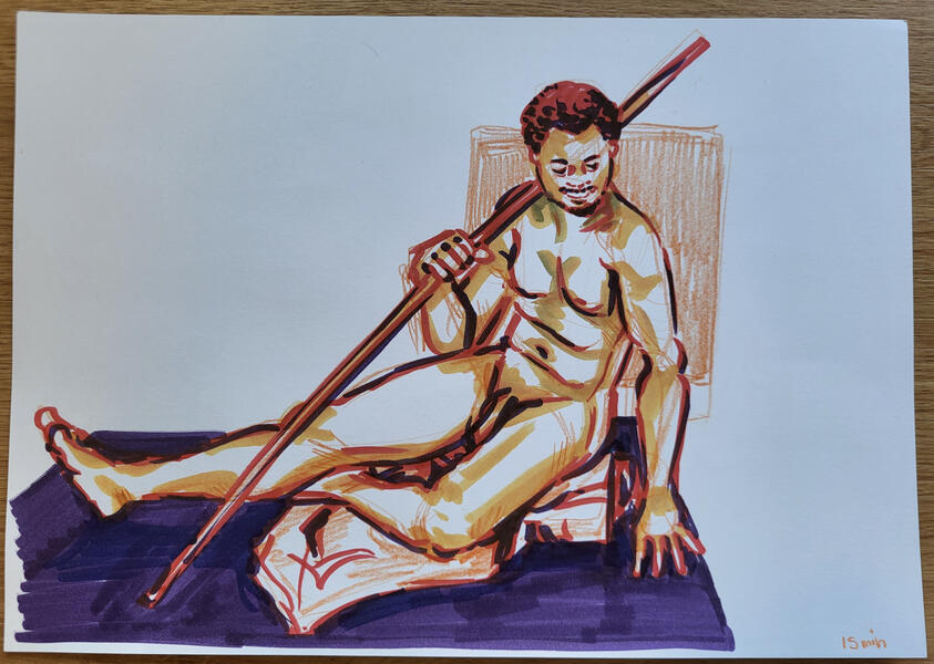 Figure Drawing (2024) - Gobelins Paris 10