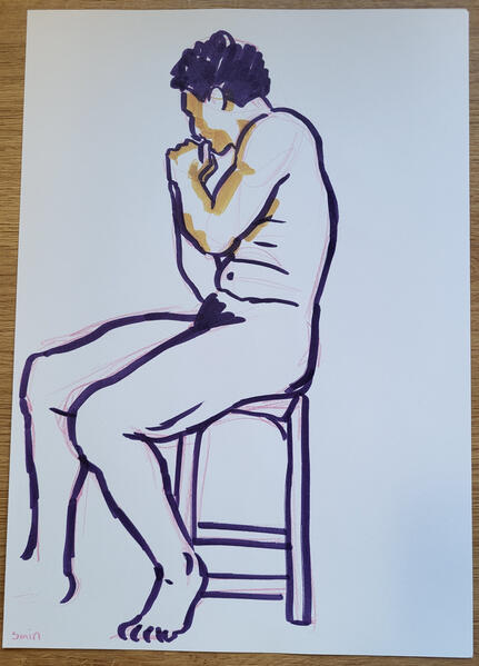 Figure Drawing (2024) - Gobelins Paris 7