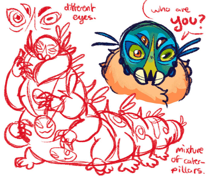 Blue Caterpillar Concepts #2 (2024) / UNI ASSIGNMENT