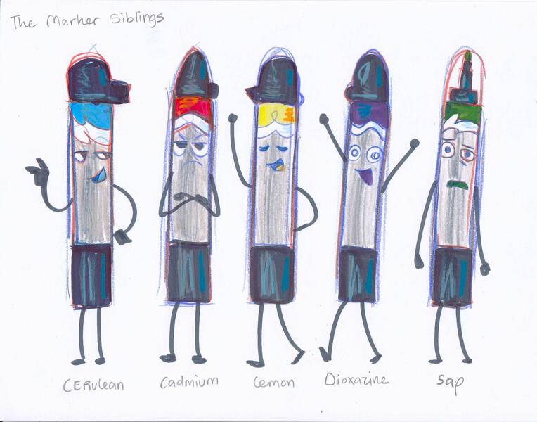 Marker Characters Concept (2024) / UNI ASSIGNMENT