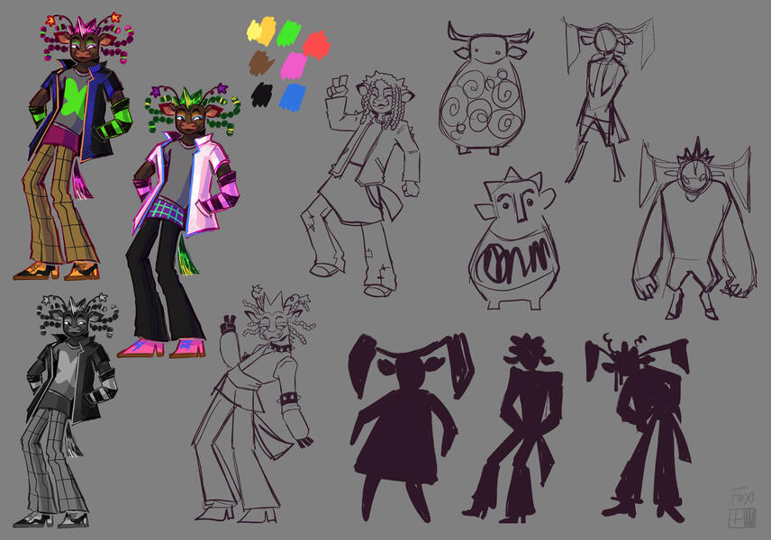 Cow Character Concepts (2024)