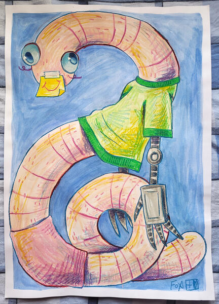Worm Character (2024) / UNI ASSIGNMENT