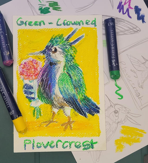 Day 3 : Green-crowned Plovercrest