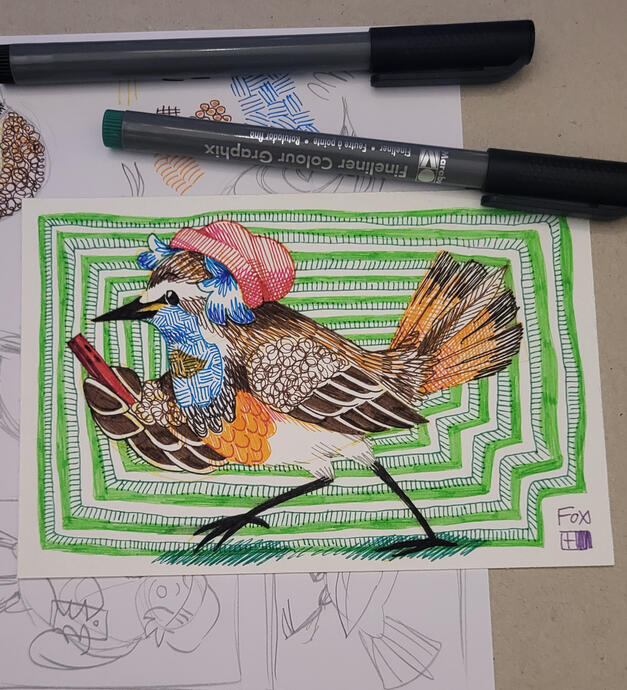 Day 6 : Blue Throat