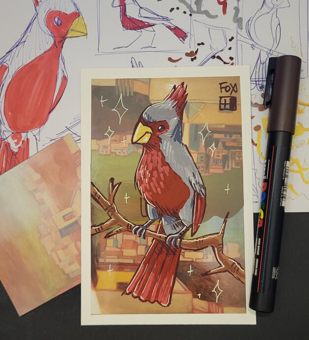 Day 21 : Pyrrhuloxia