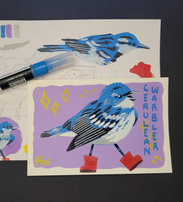 Day 5 : Cerulean Warbler